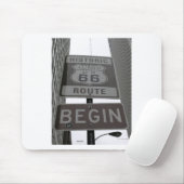 Offizieller Weg 66 fangen Zeichen an Mousepad (Mit Mouse)