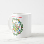 Offizieller Weihnachts-Chaos-Koordinator Kaffeetasse (Vorderseite Links)