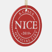 Offizieller Weihnachtsfeiertag Keramik Ornament (Rechts)