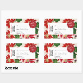 Offizieller Weihnachtsgeschenk Gegenwart Nordpol R Rechteckiger Aufkleber (Blatt)