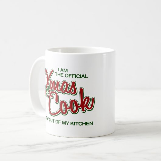 Offizieller Weihnachtskoch - Tasse (Vorderseite Links)