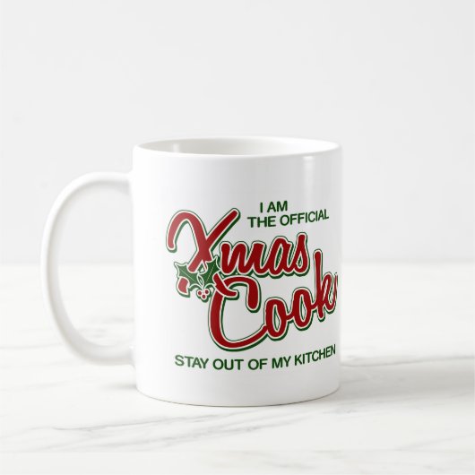 Offizieller Weihnachtskoch - Tasse (Links)