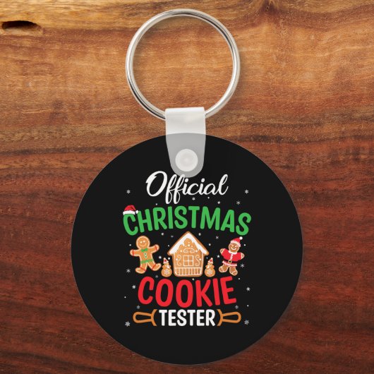 Offizieller Weihnachtskochtest - Funny Xmas Baki Schlüsselanhänger (Vorderseite)