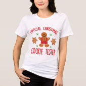 Offizieller Weihnachtskochtest Tri-Blend Shirt (Vorderseite)