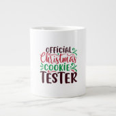Offizieller Weihnachtskochtetester Jumbo-Tasse (Vorderseite)