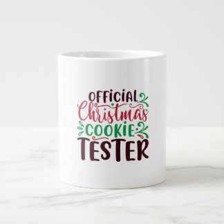 Offizieller Weihnachtskochtetester Jumbo-Tasse