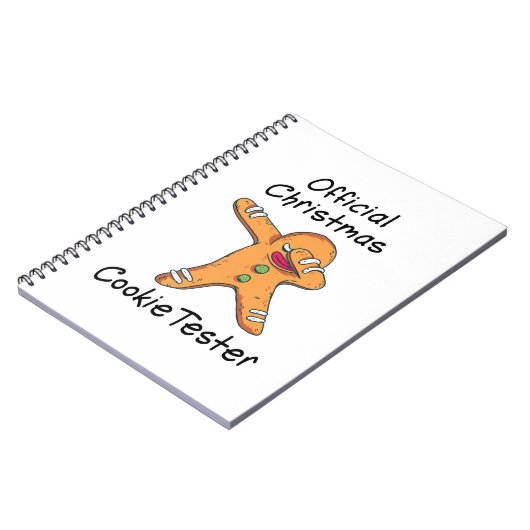 Offizieller Weihnachtskochtetester Notizblock (Linke Seite)