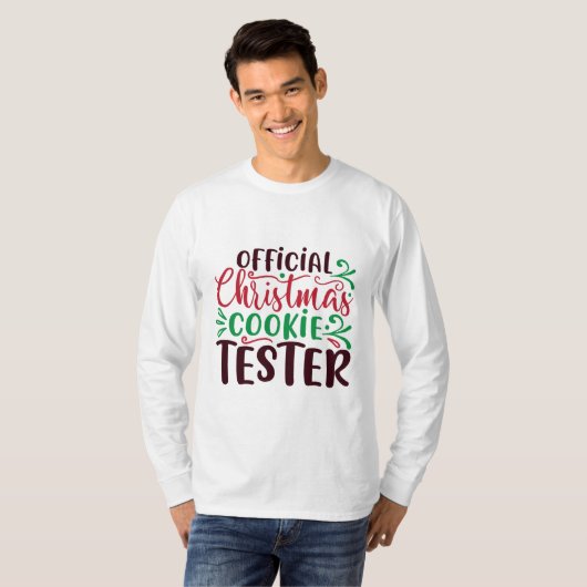 Offizieller Weihnachtskochtetester T-Shirt (Vorne ganz)