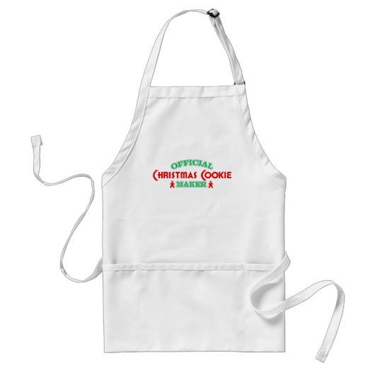 Offizieller Weihnachtsplätzchen-Hersteller Schürze (Vorne)