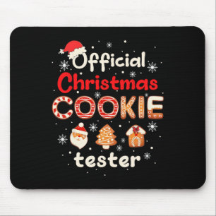 Offizieller Weihnachtsplätzchen Tester Verkoster K Mousepad