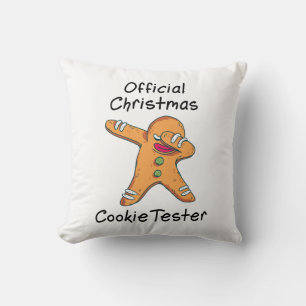 Offizieller Weihnachtsplätzchentester Kissen