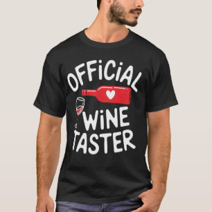 Offizieller Weintester Lustiger Weinliebhaber Trin T-Shirt