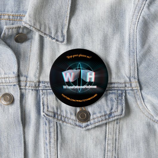 Offizieller WheatstoneHolmes stereoskopisch 3D Button (Beispiel)