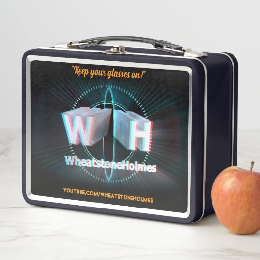 Offizieller WheatstoneHolmes YouTube stereoskopisc Metall Brotdose (Beispiel)