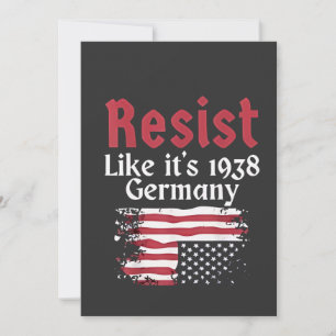 Offizieller Wohnsitz wie 1938 Deutschland Resist Einladung