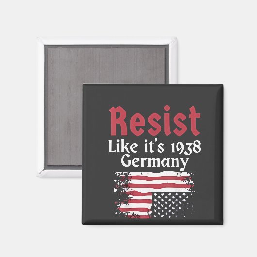 Offizieller Wohnsitz wie 1938 Deutschland Resist Magnet (Vorderseite/Rückseite)