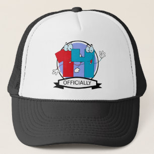 Offizielles 14. Geburtstagsbanner Truckerkappe