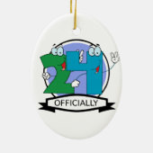 Offizielles 24-Geburtstagslogo Keramikornament (Hinten)