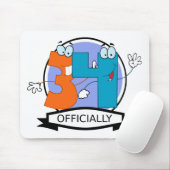 Offizielles 34-Geburtstagslogo Mousepad (Mit Mouse)