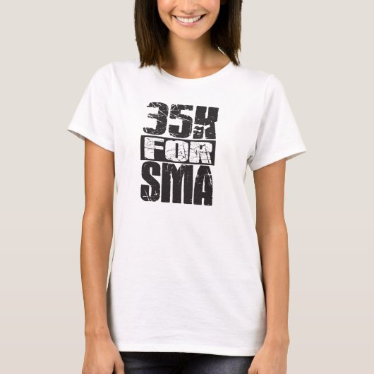 Offizielles 35K für SMA T - Shirt (Vorderseite)