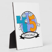 Offizielles 45. Geburtstagsbanner Fotoplatte (Seite)