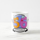 Offizielles 56-Geburtstagslogo Kaffeetasse (Mittel)