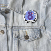 Offizielles 8-Geburtstagslogo Button (Beispiel)