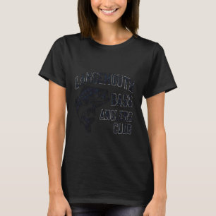 Offizielles Anglerclub-T-Shirt Vintage Großmäulige T-Shirt