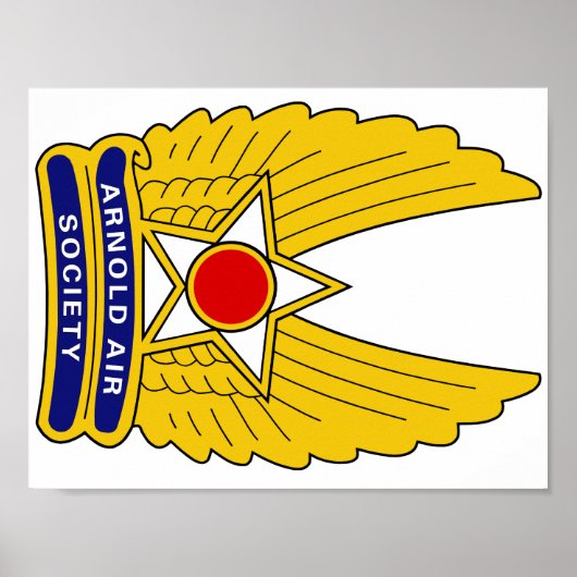 Offizielles Arnold Air Society Poster (11" x 8,5") (Vorne)
