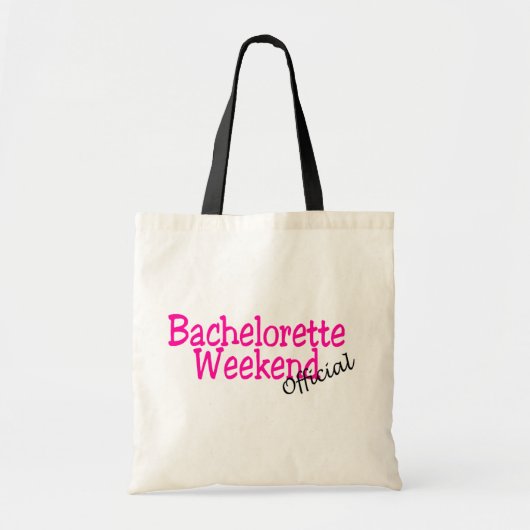 Offizielles Bachelorette Wochenende Tragetasche (Vorne)