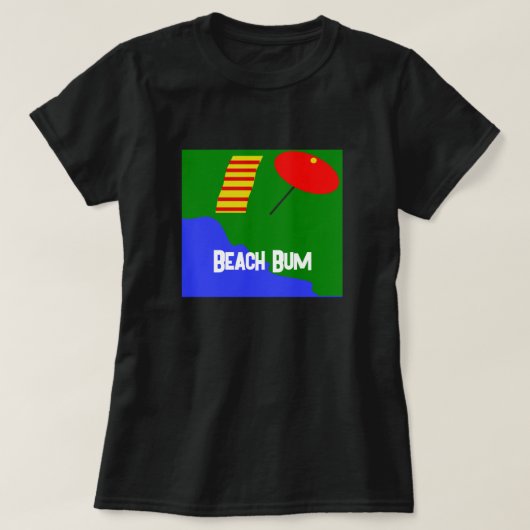 Offizielles "Beach Bum"-T-Shirt T-Shirt (Design vorne)