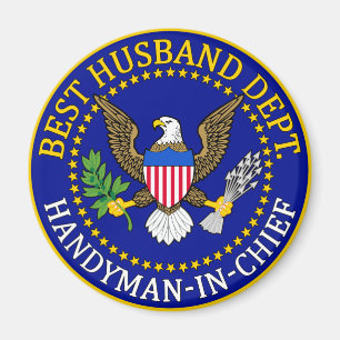 Offizielles Best Husband Department Siegel Magnet