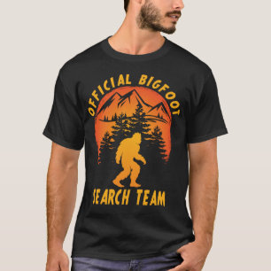 Offizielles Bigfoot Suchteam Sasquatch Yeti Funny T-Shirt