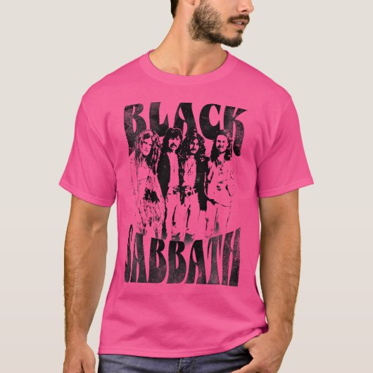 Offizielles Black Sabbath Group Foto T-Shirt (Vorderseite)