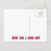 Offizielles Boston Squash Party LILA Postkarte (Rückseite)