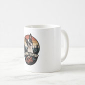 Offizielles Boston Terrier Life Logo Kaffeetasse (VorderseiteRechts)