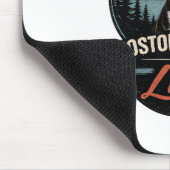 Offizielles Boston Terrier Life Logo Mousepad (Ecke)