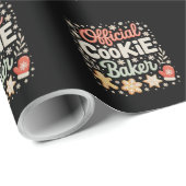 Offizielles Cookie Baker Weihnachts Weihnachten We Geschenkpapier (Rolleneckpunkt)