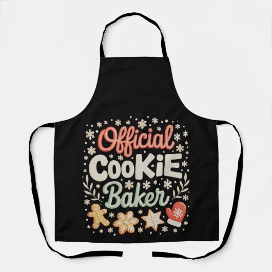 Offizielles Cookie Baker Weihnachts Weihnachten We Schürze (Vorderseite)