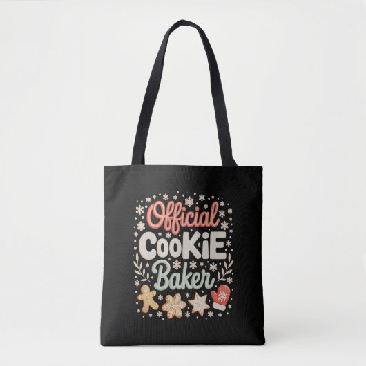 Offizielles Cookie Baker Weihnachts Weihnachten We Tasche (Vorderseite)