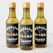 Offizielles Cookie Taster Cookie Liebhaber Weihnac Weinetikett (Flaschen)