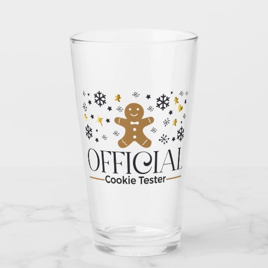 Offizielles Cookie Tester Glass Glas (Vorderseite)