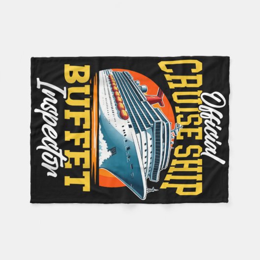 Offizielles Cruise Ship Buffet I Fleecedecke (Vorderseite (Horizontal))