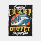 Offizielles Cruise Ship Buffet I Fleecedecke (Vorderseite)
