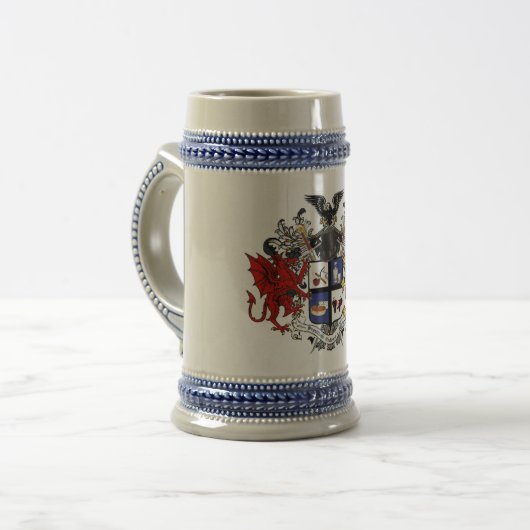 Offizielles die Gesellschafts-Bier Stei der Bierglas (Vorderseite Links)