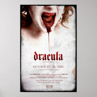 Offizielles Dracula Poster 1 - 11x17 mit Bleed