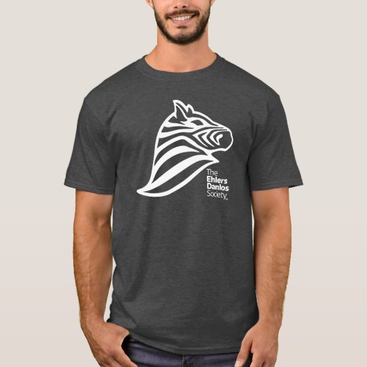 Offizielles Ehlers-Danlos Gesellschafts-Logo T-Shirt (Vorderseite)