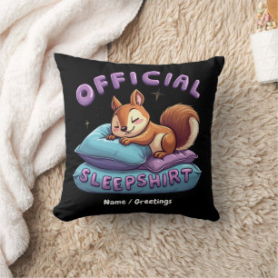 Offizielles Eichhörnchen Schlaf Süß & Lustig Schlu Kissen