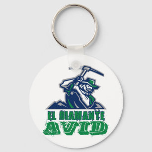 OFFIZIELLES EIFRIGES LOGO-WEISS SCHLÜSSELANHÄNGER