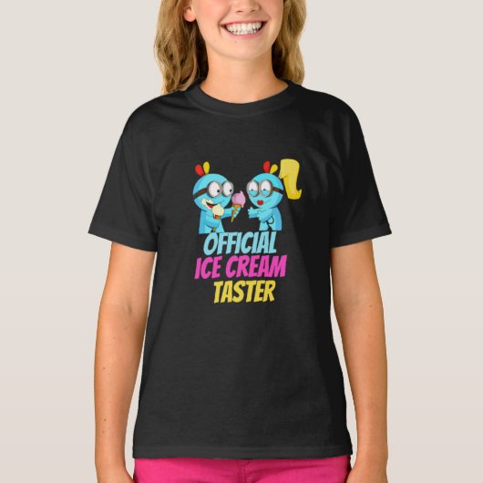 Offizielles Eiscreme-Taster T-Shirt (Vorderseite)